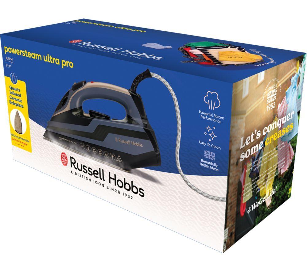 RUSSELL HOBBS Powersteam Ultra Pro Steam Iron - Midnight Blue