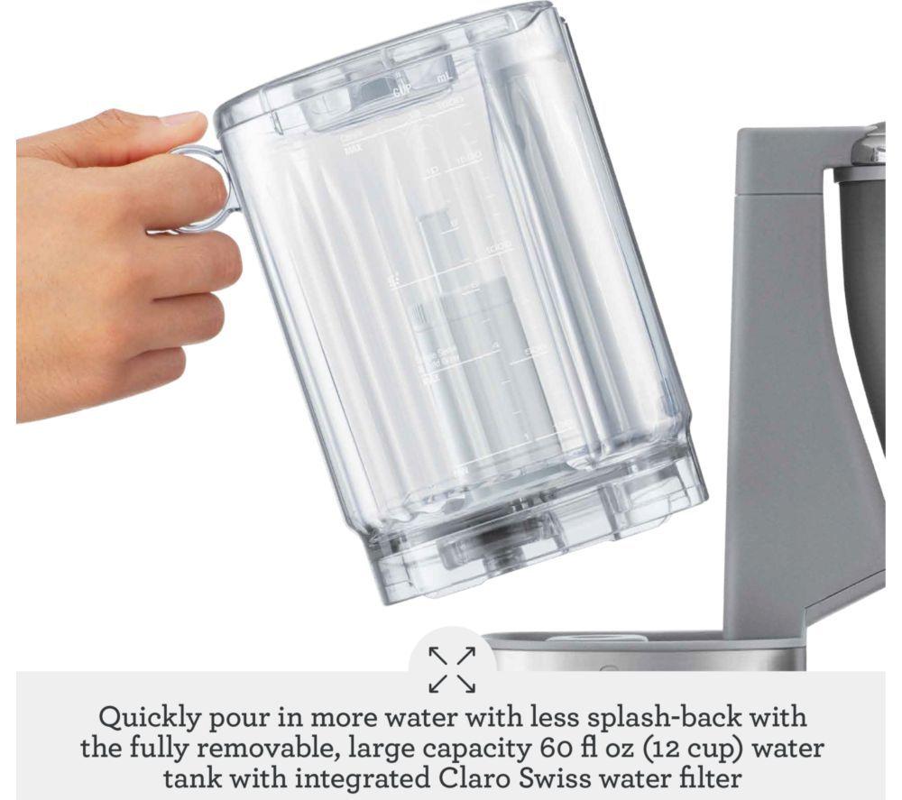 SAGE Cafetera de filtro The Luxe Brewer SDC465 – Plateada