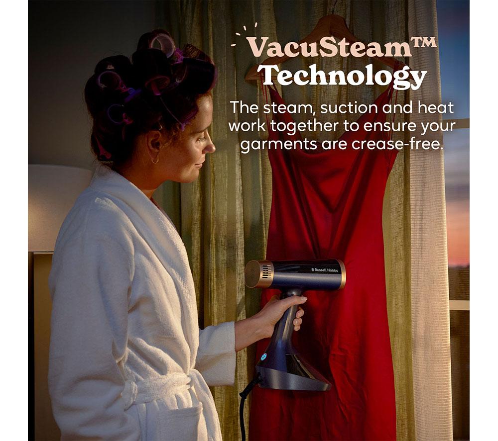 RUSSELL HOBBS VacuSteam Clothes Steamer - Midnight Blue