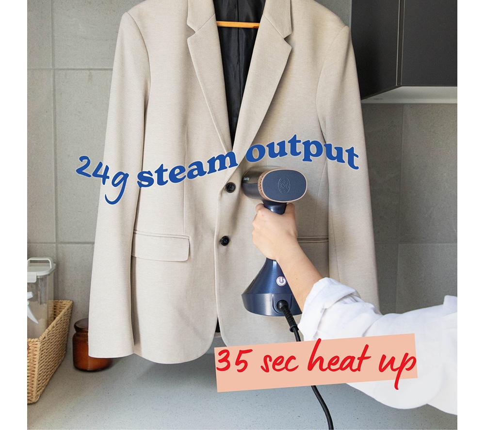 RUSSELL HOBBS VacuSteam Clothes Steamer - Midnight Blue