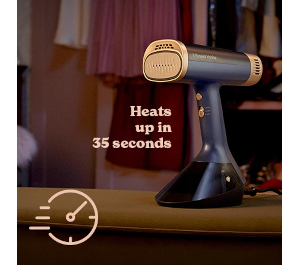 RUSSELL HOBBS VacuSteam Clothes Steamer - Midnight Blue