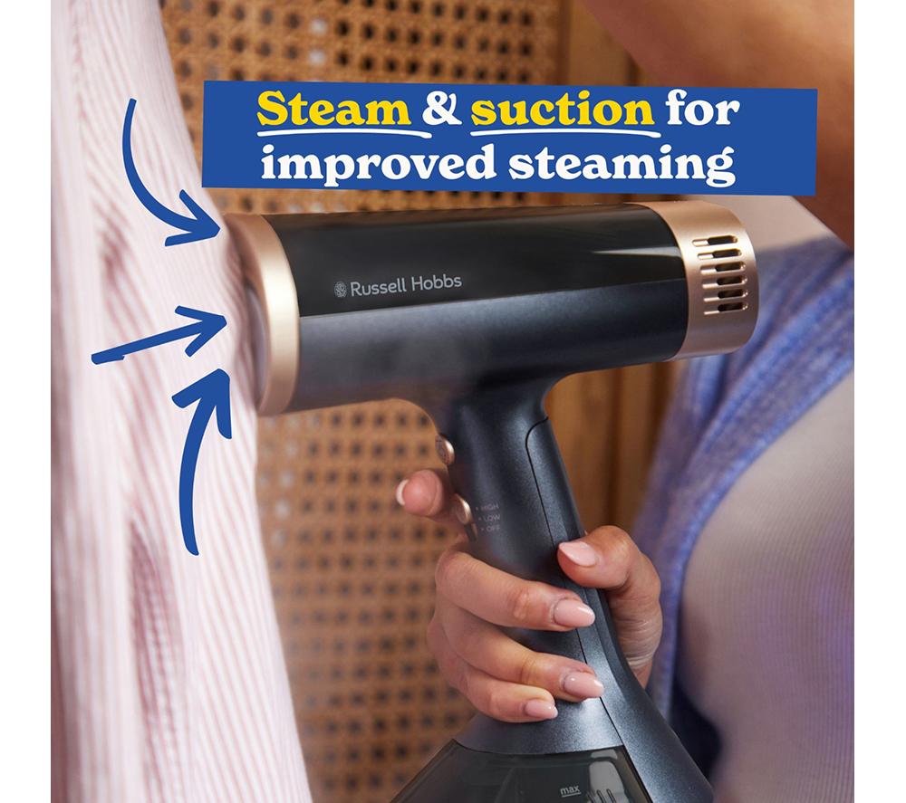 RUSSELL HOBBS VacuSteam Clothes Steamer - Midnight Blue