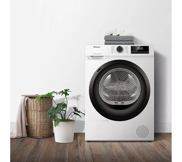 HISENSE 1Q Series DH1Q902BW2 9 kg Heat Pump Tumble Dryer - White