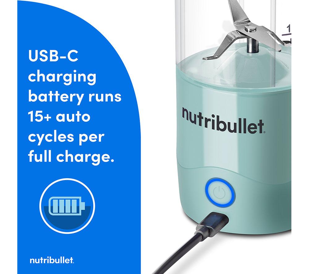 Batidora portátil NUTRIBULLET - Azul claro