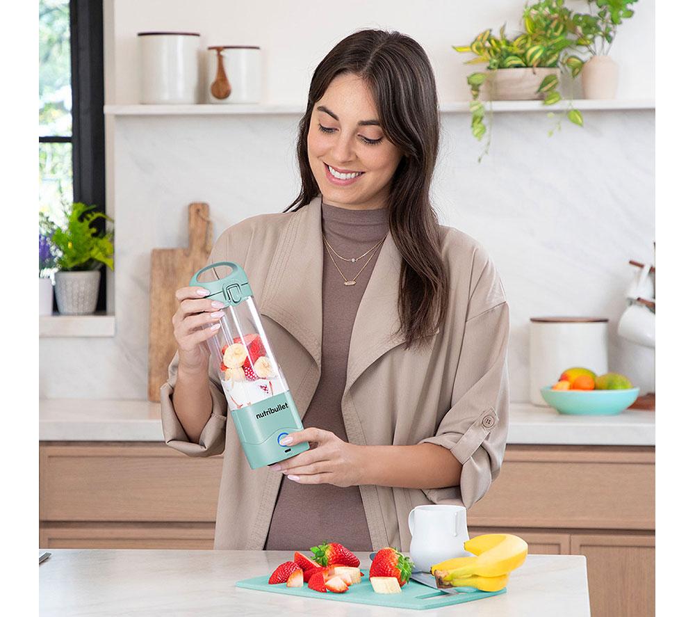 Batidora portátil NUTRIBULLET - Azul claro