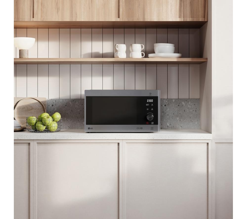 LG NeoChef MH6565CPS Kompakt-Mikrowelle mit Grill - Silber