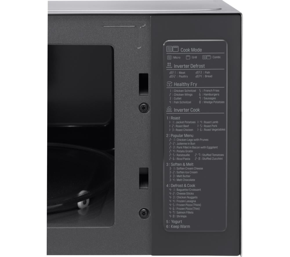 LG NeoChef MH6565CPS Kompakt-Mikrowelle mit Grill - Silber