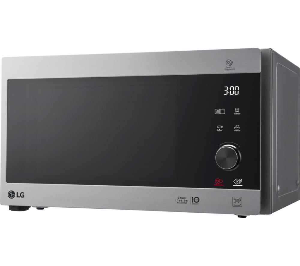 LG NeoChef MH6565CPS Kompakt-Mikrowelle mit Grill - Silber