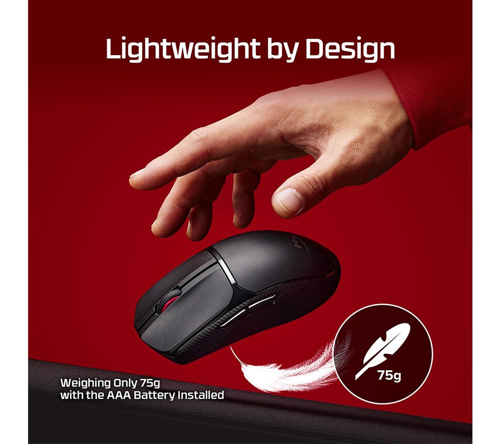 Ratón Óptico Inalámbrico para Juegos HYPERX Pulsefire Fuse RGB