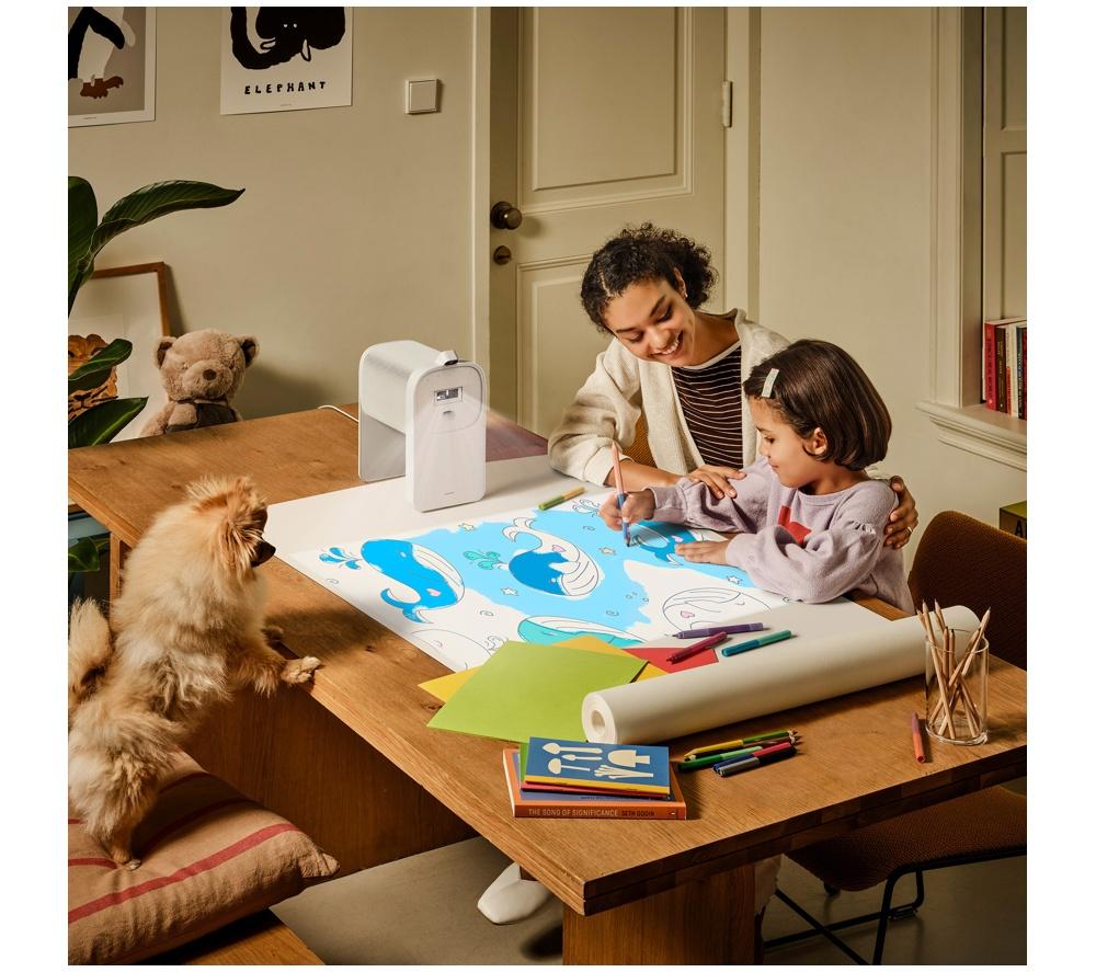 SAMSUNG The Premiere 5 SP-LPF5DSAXXXU Smart Full HD Home Cinema Projector - White