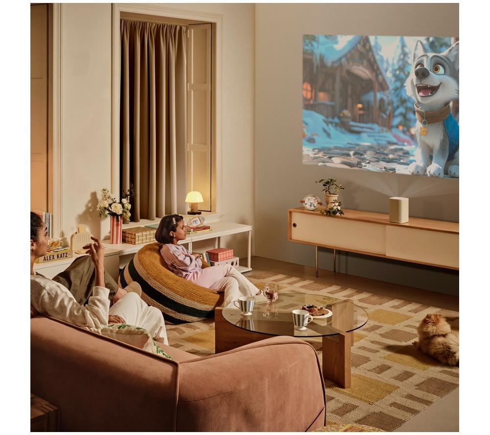 SAMSUNG The Premiere 5 SP-LPF5DSAXXXU Smart Full HD Home Cinema Projector - White