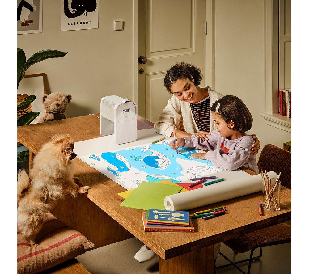 SAMSUNG The Premiere 5 SP-LPF5DSAXXXU Smart Full HD Home Cinema Projector - White