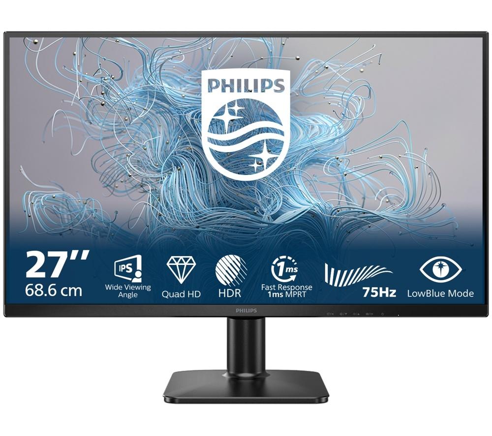 PHILIPS 27E2N1500L Quad HD 27" IPS LCD Monitor - Black