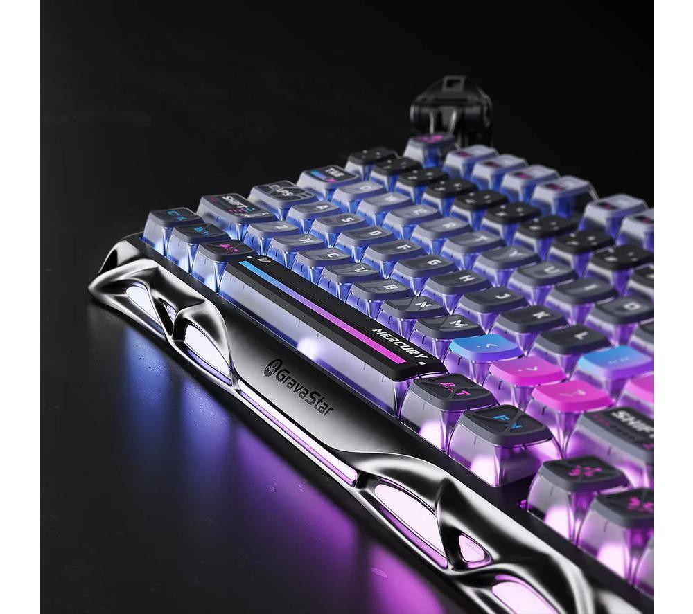 GRAVASTAR Mercury K1 Pro Wireless Mechanical Gaming Keyboard - Cyberpunk