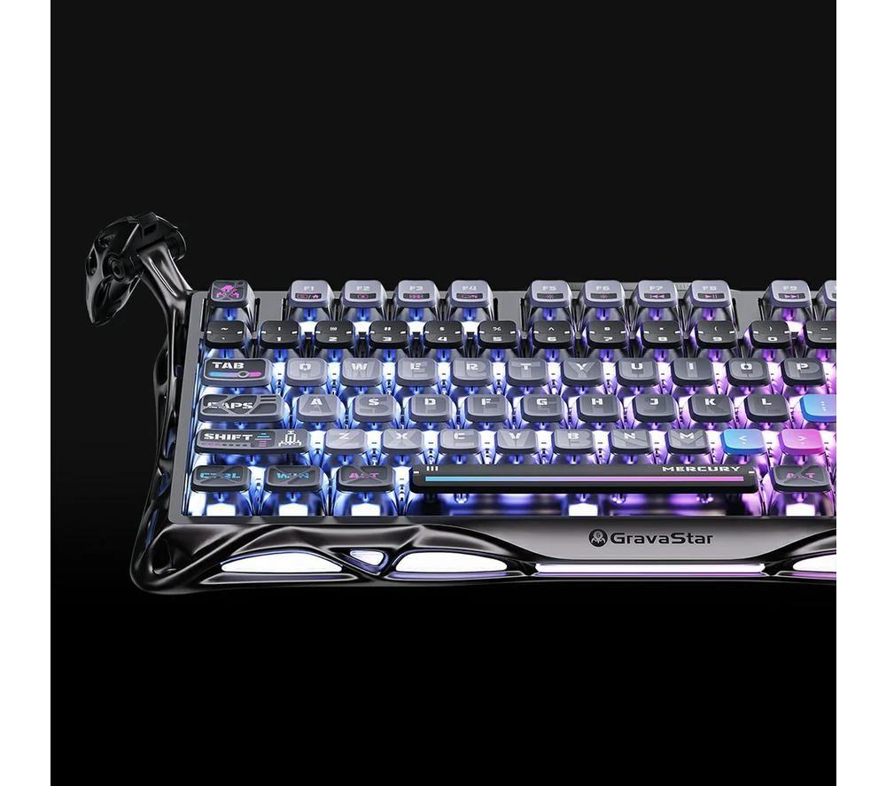 GRAVASTAR Mercury K1 Pro Wireless Mechanical Gaming Keyboard - Cyberpunk