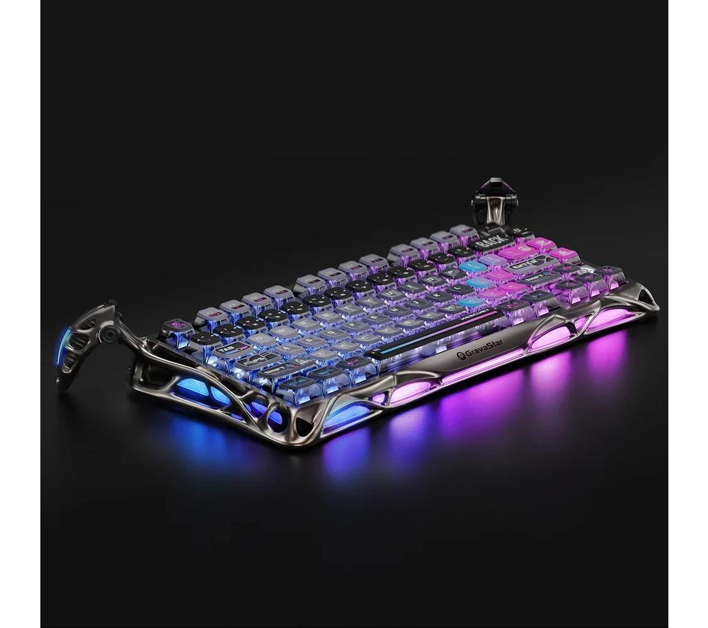 GRAVASTAR Mercury K1 Pro Wireless Mechanical Gaming Keyboard - Cyberpunk