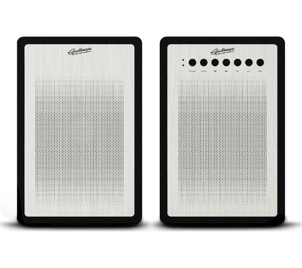 GADHOUSE Miles Bluetooth Bookshelf Speakers - Black Piano