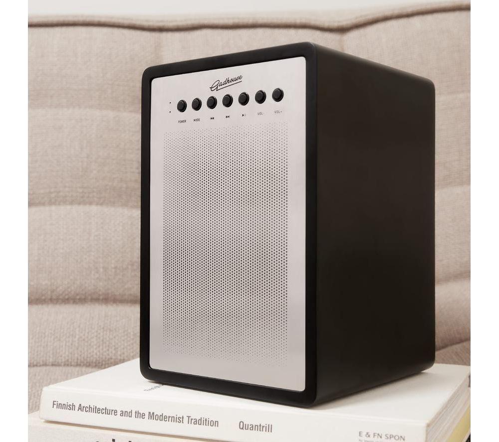 GADHOUSE Miles Bluetooth Bookshelf Speakers - Black Piano