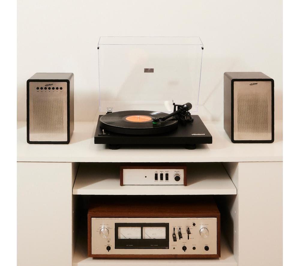 GADHOUSE Miles Bluetooth Bookshelf Speakers - Black Piano