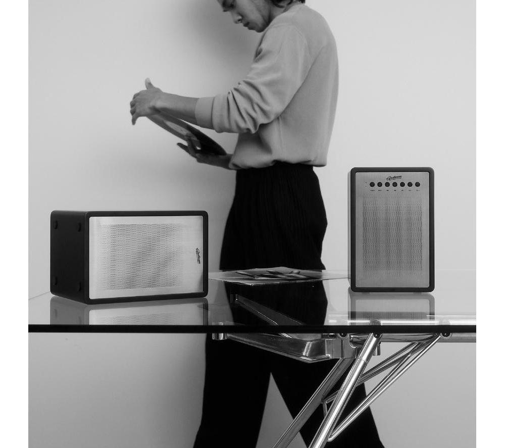 GADHOUSE Miles Bluetooth Bookshelf Speakers - Black Piano