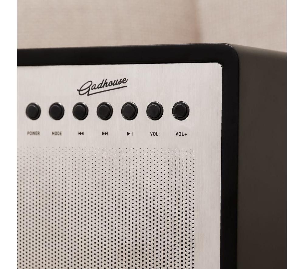 GADHOUSE Miles Bluetooth Bookshelf Speakers - Black Piano