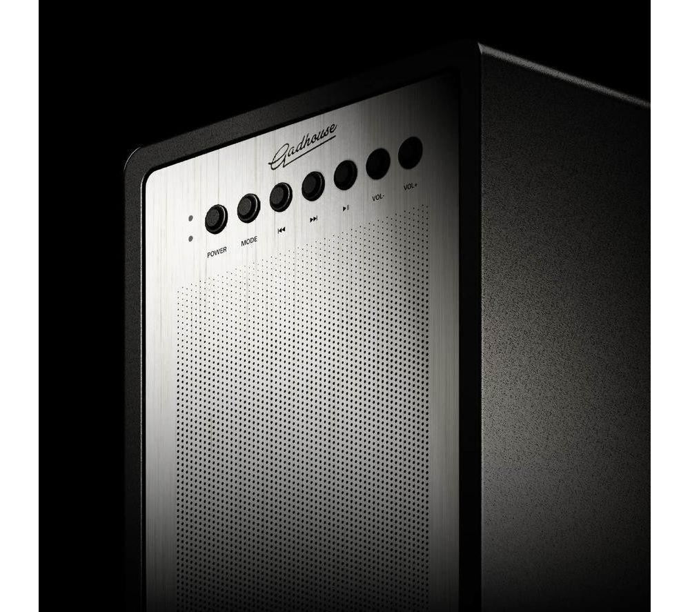 GADHOUSE Miles Bluetooth Bookshelf Speakers - Black Piano