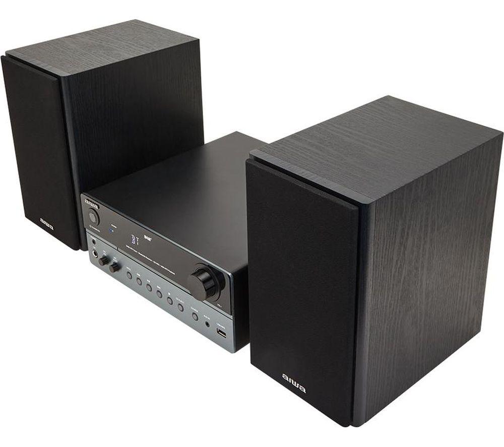 AIWA MSBTU-700DAB Minicadena Hi-Fi Bluetooth - Negro