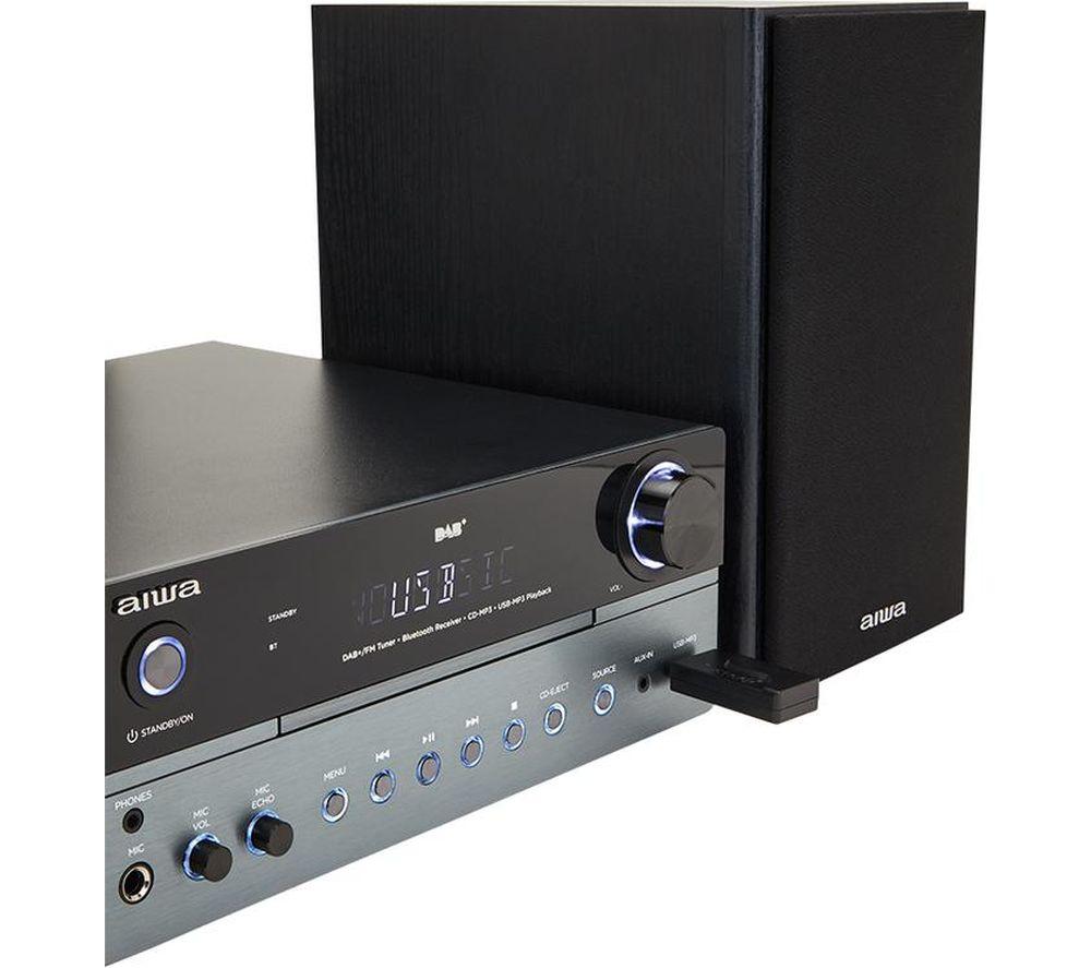 AIWA MSBTU-700DAB Minicadena Hi-Fi Bluetooth - Negro