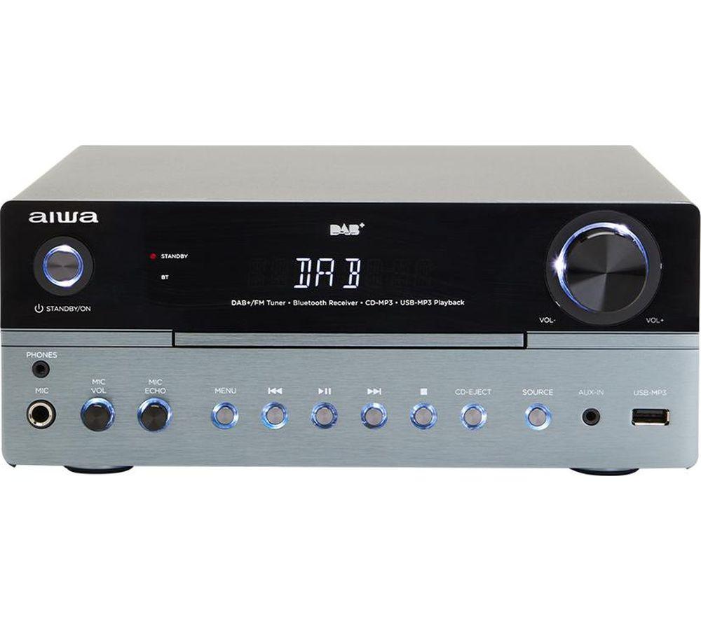 AIWA MSBTU-700DAB Minicadena Hi-Fi Bluetooth - Negro