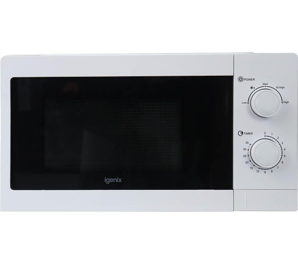IGENIX IGMS08080W Compact Solo Microwave - White