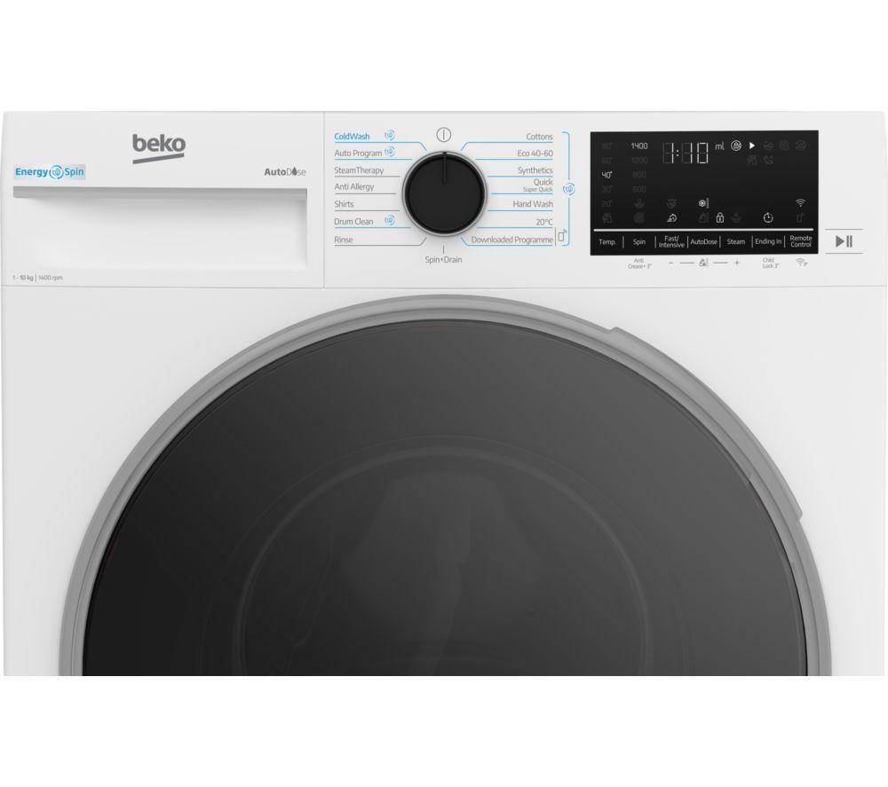 BEKO Pro EnergySpin B5W51041BDW 10 kg 1400 Spin Washing Machine - White