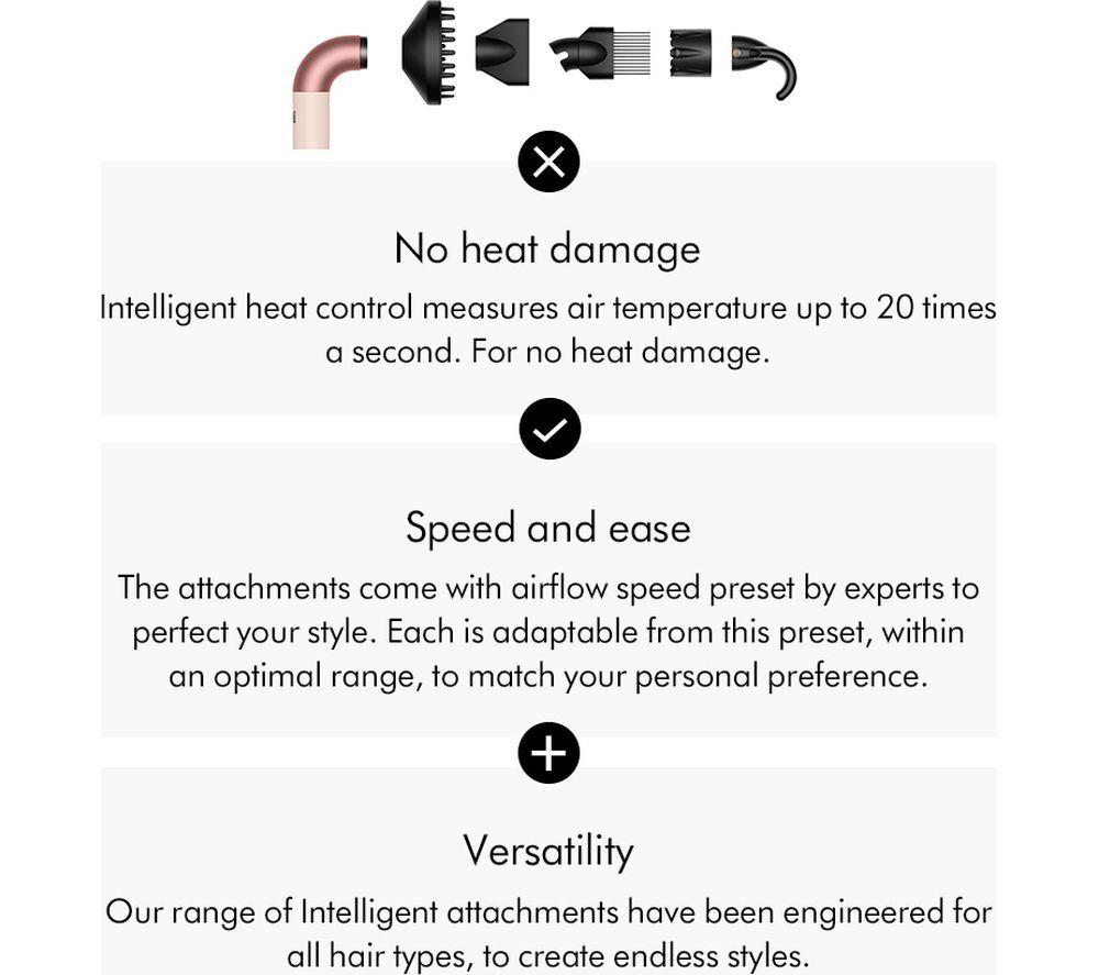 DYSON Supersonic R Curly & Coily Hair Dryer - Ceramic Pink & Rose Gold