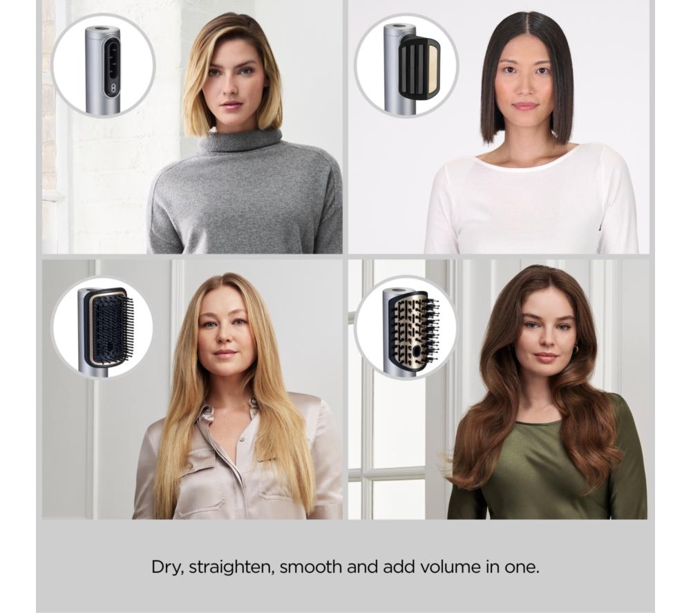 BABYLISS Air Wand Limited Edition Drying, Volumising & Smoothing All-in-One - Silver
