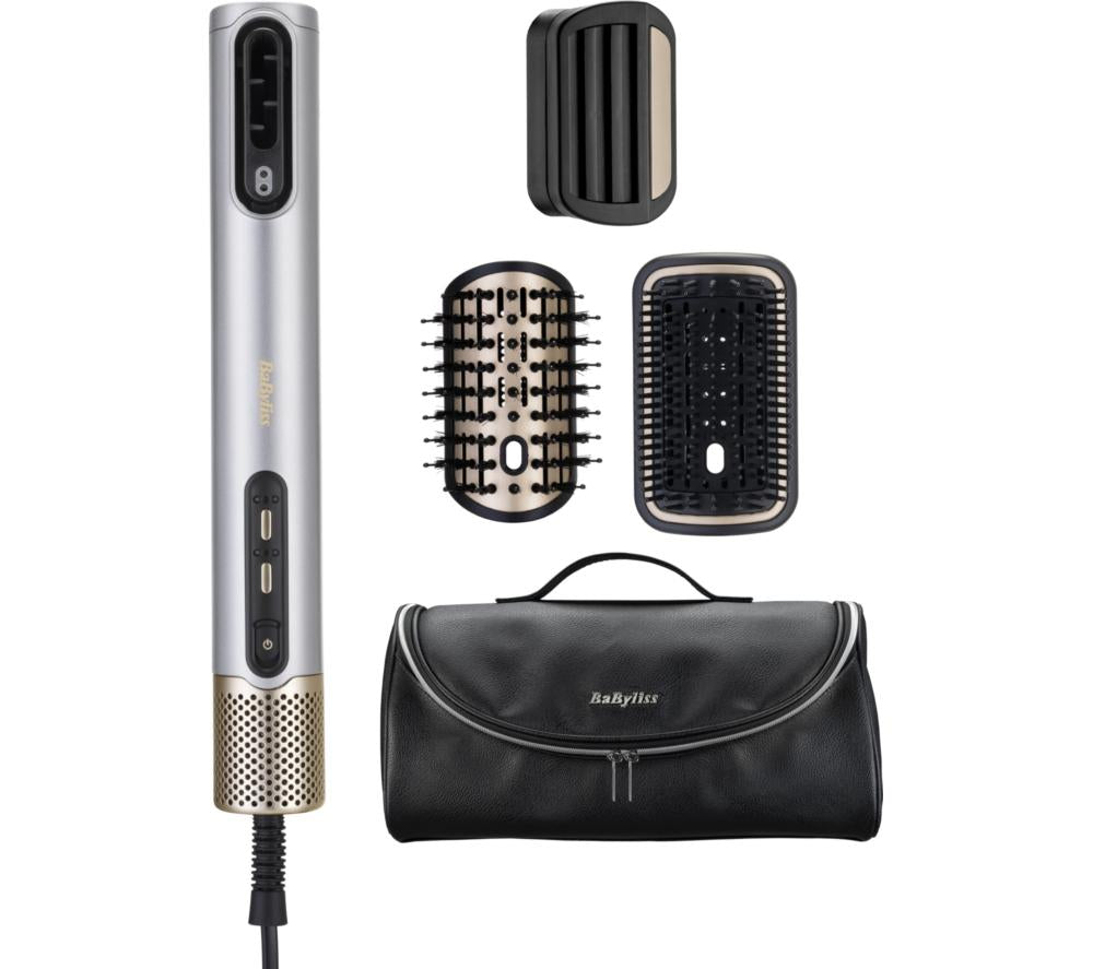 BABYLISS Air Wand Limited Edition Drying, Volumising & Smoothing All-in-One - Silver