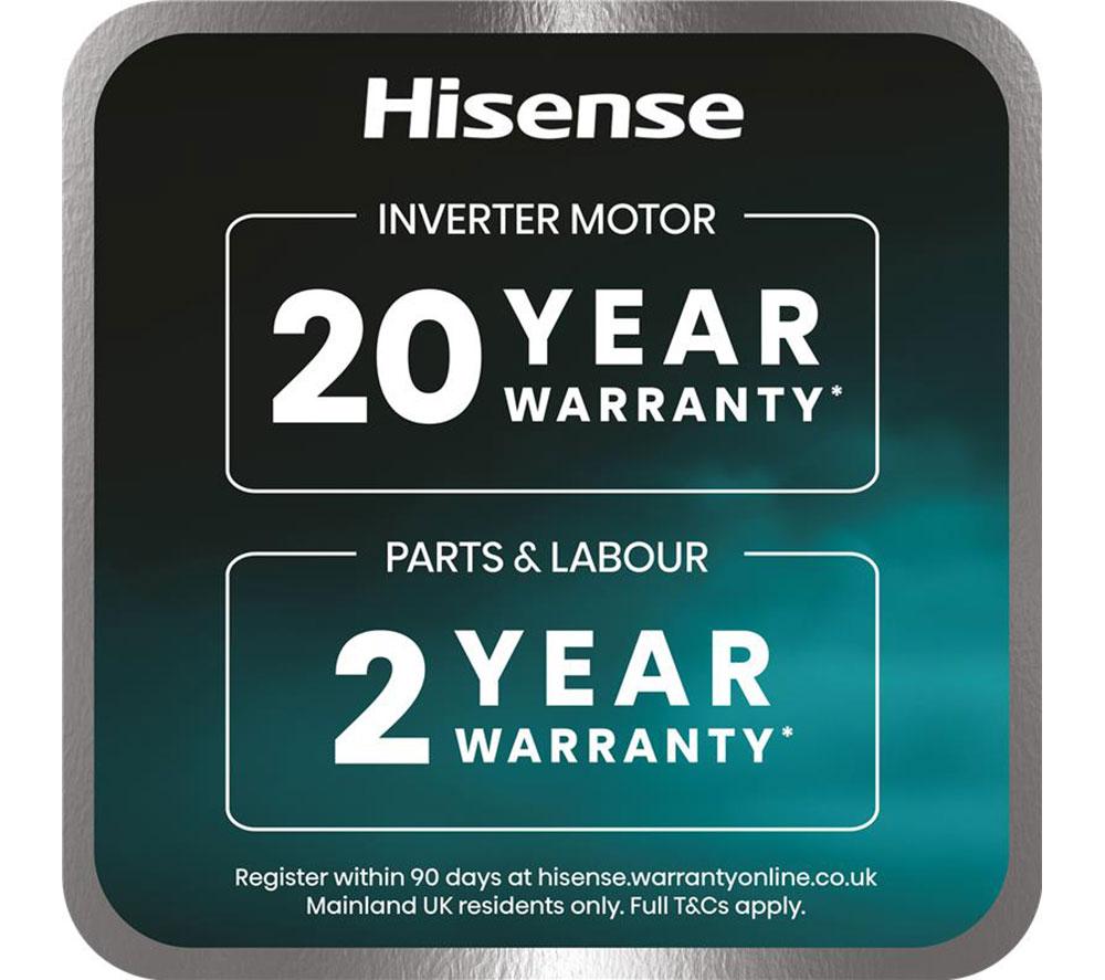 HISENSE KitchenFit 5i Series WD5I1245BWR WiFi-enabled 12 kg Waschtrockner - Weiß