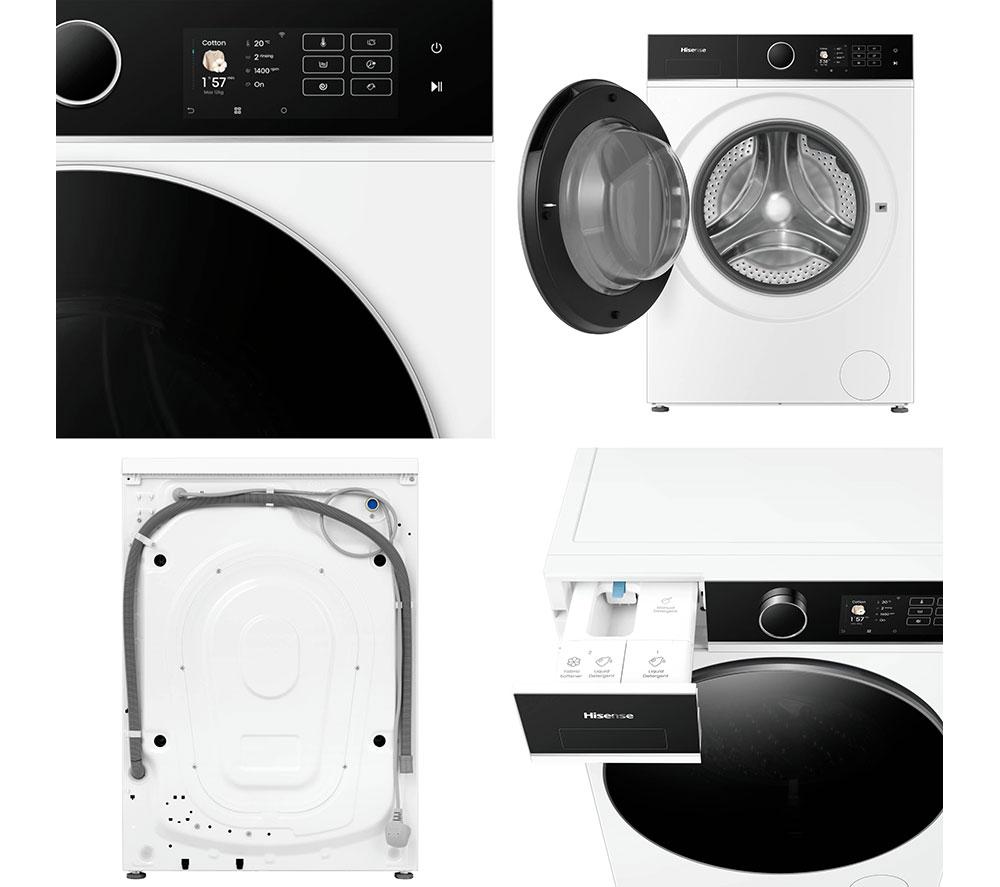 HISENSE KitchenFit 5i Series WD5I1245BWR WiFi-enabled 12 kg Waschtrockner - Weiß