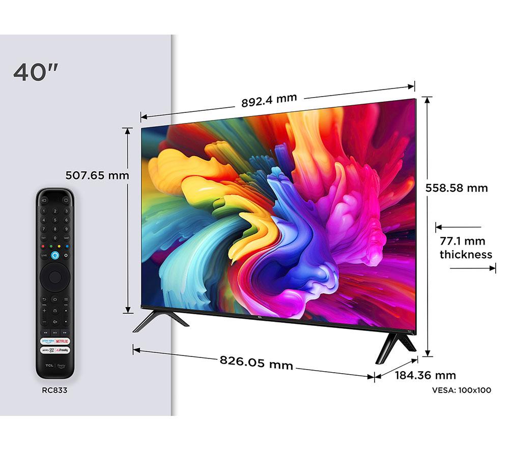 TCL SF560 40” QLED Full HD Smart Fire TV - 40SF560-UK