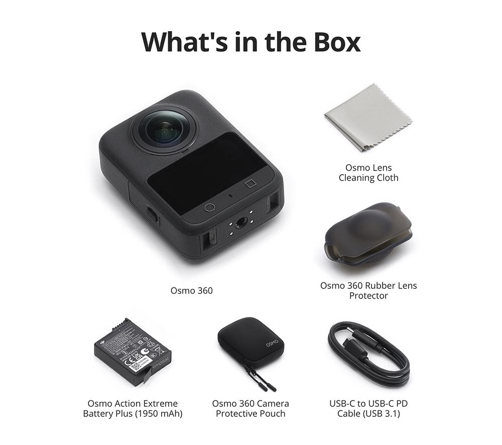 DJI Osmo 360 8K Action Camera - Dark Grey