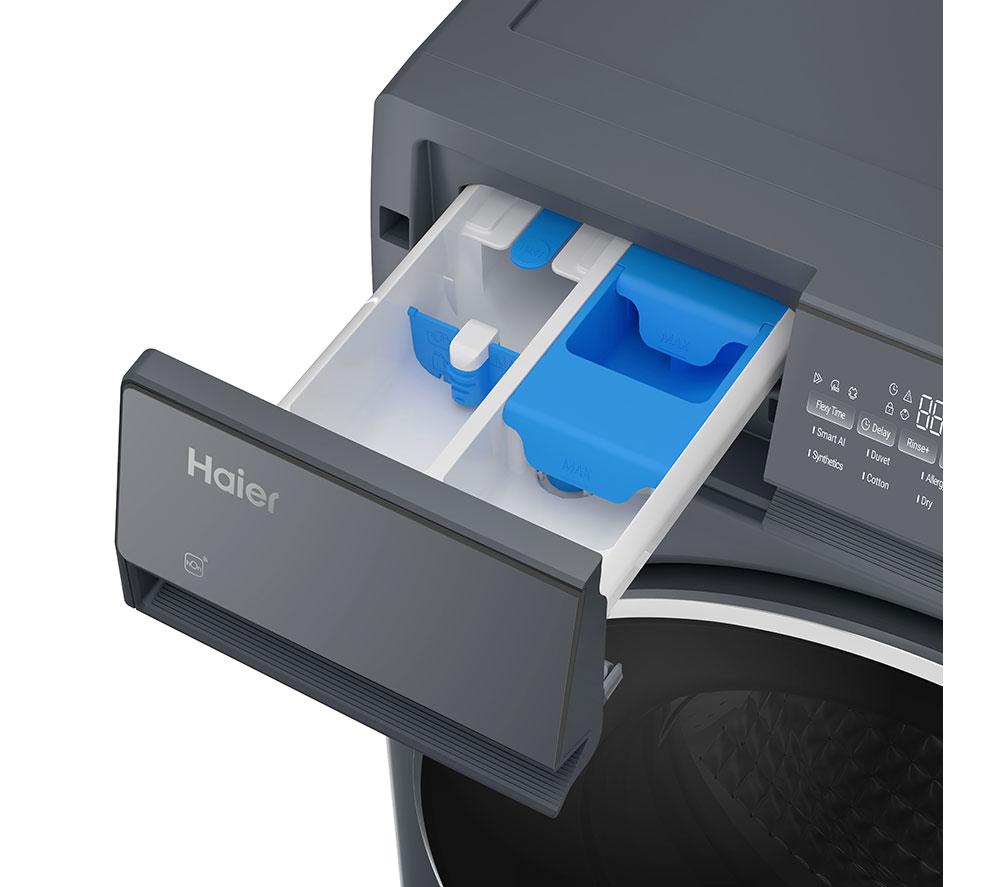 HAIER Serie X 7 HWD100-B14367GUUK Lavadora-secadora 10 kg con WiFi - Grafito