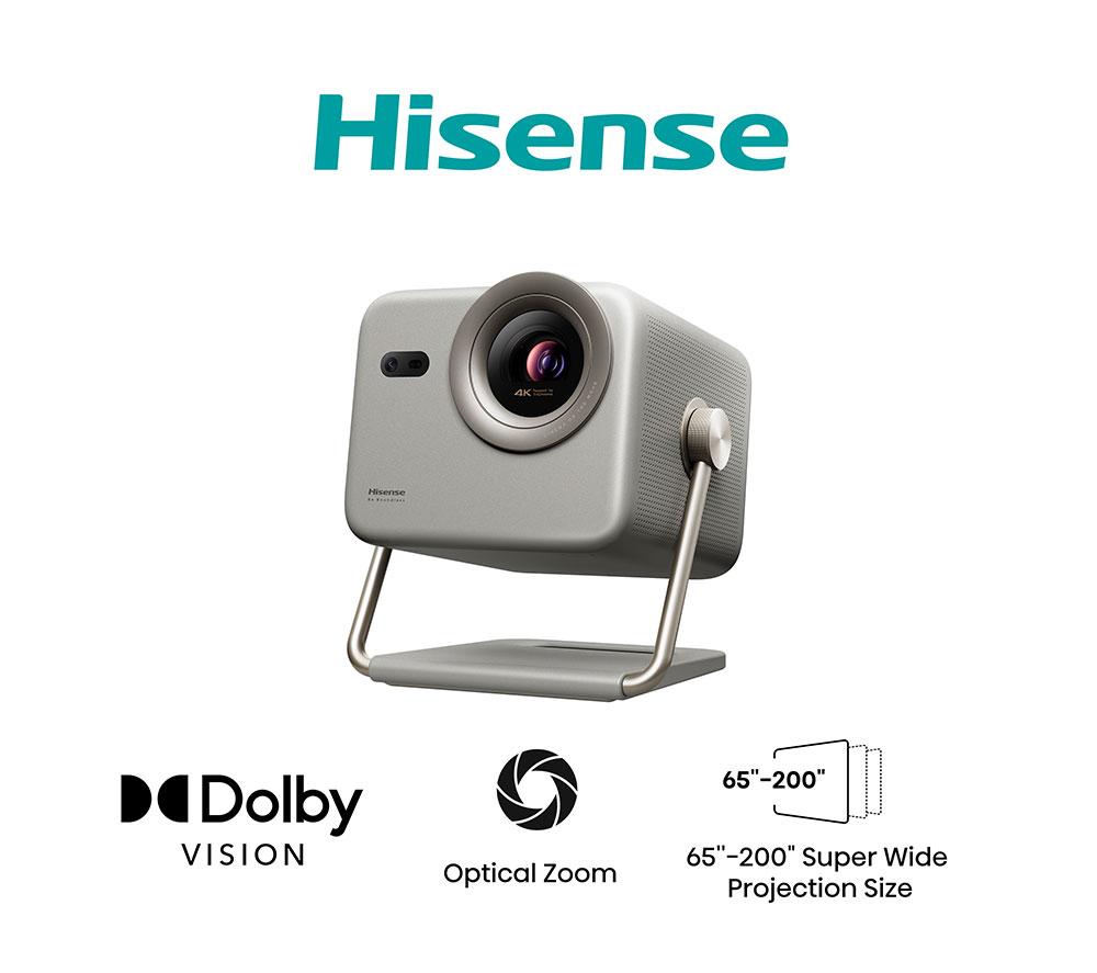 HISENSE M2TUK Pro 4K Smart Mini Projector - Grey