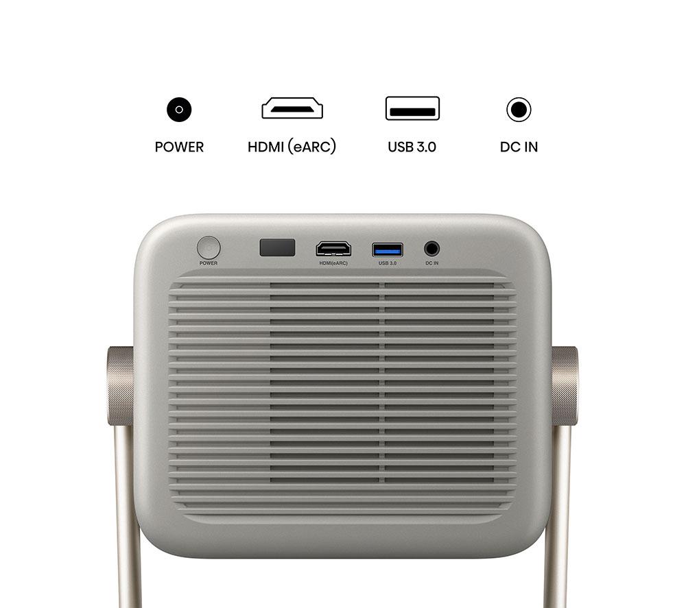 HISENSE M2TUK Pro 4K Smart Mini Projector - Grey