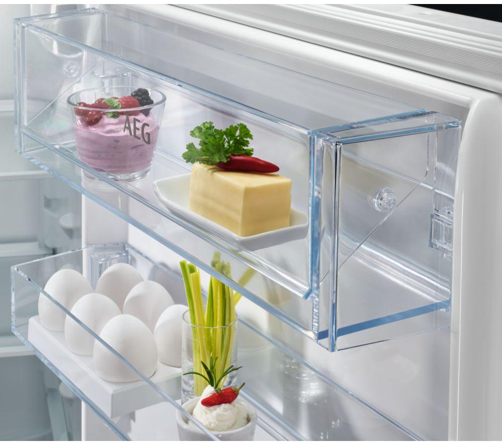 AEG 6000 TwinTech OSC6T185ES Integrated 50/50 Fridge Freezer - Sliding Hinge