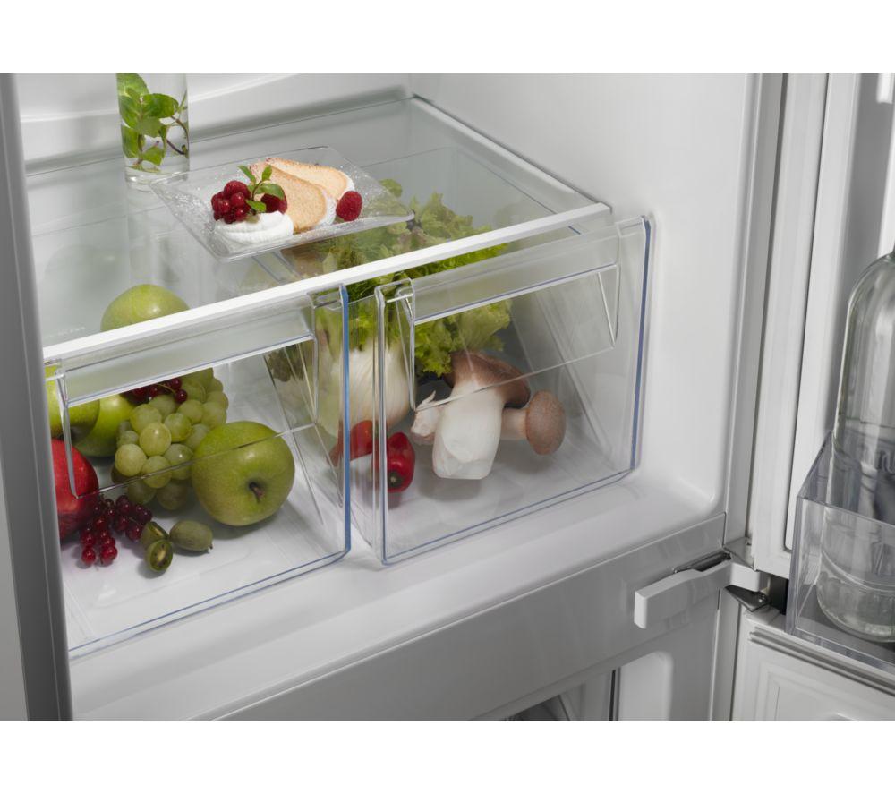 AEG 6000 TwinTech OSC6T185ES Integrated 50/50 Fridge Freezer - Sliding Hinge