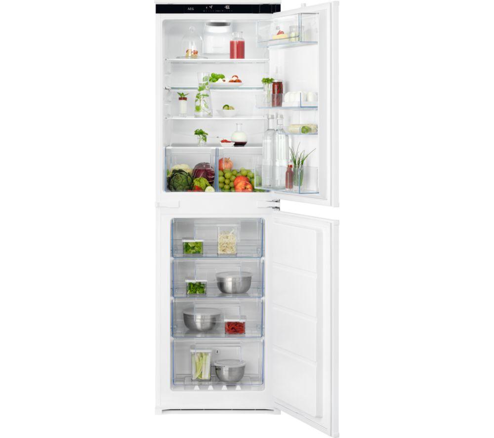 AEG 6000 TwinTech OSC6T185ES Integrated 50/50 Fridge Freezer - Sliding Hinge