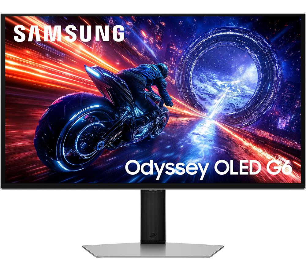 SAMSUNG Odyssey G6 LS27FG602SUXXU Quad HD 27" OLED Gaming-Monitor - Silber