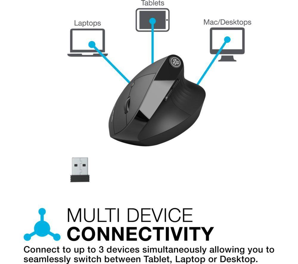 Ratón óptico inalámbrico ergonómico JLAB Jbuds