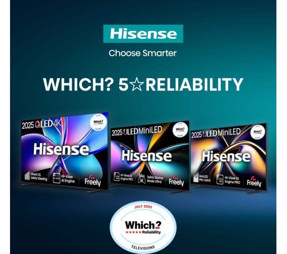 HISENSE A85Q 55" OLED 4K Smart TV con IA y Freely - 55A85QTUK