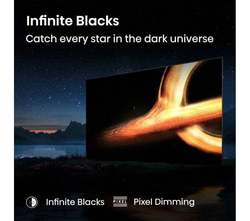 HISENSE A85Q 55" OLED 4K Smart TV con IA y Freely - 55A85QTUK