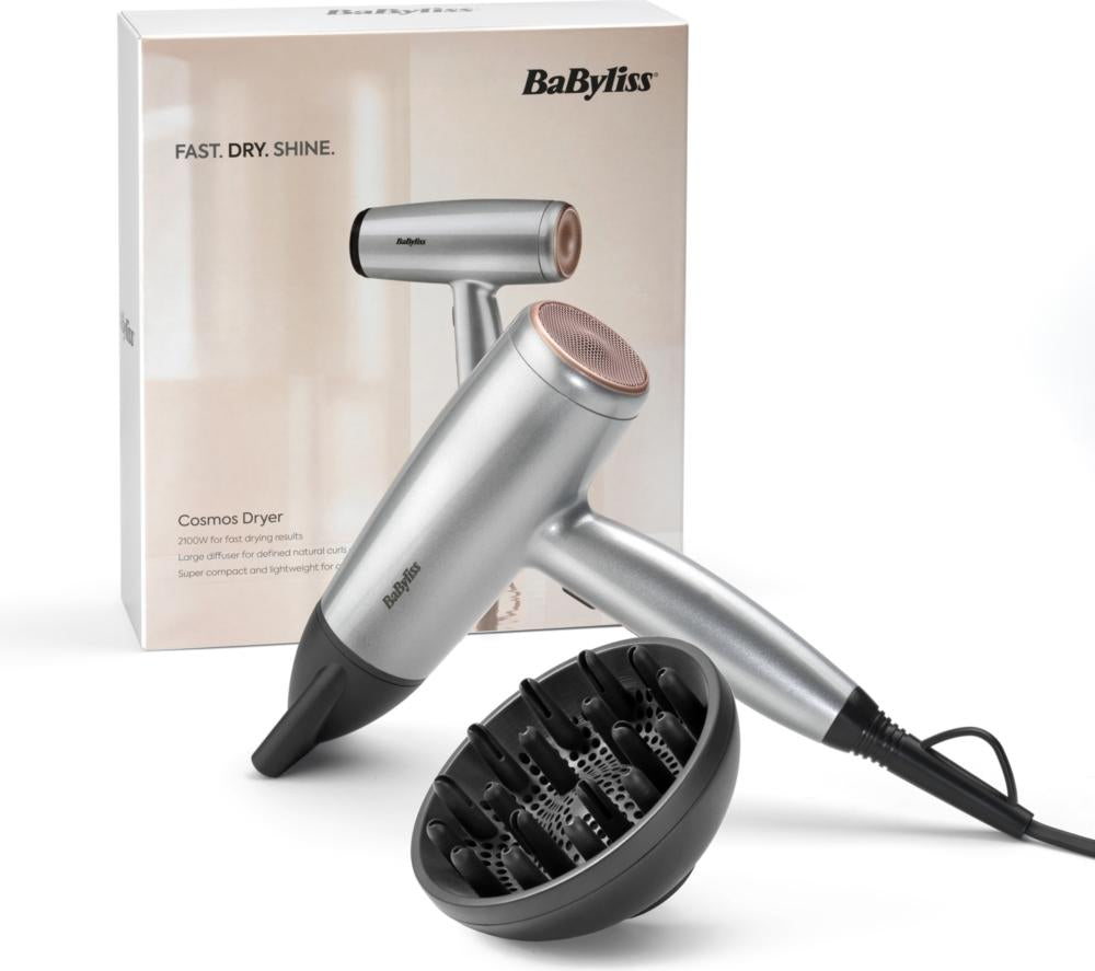 BABYLISS Cosmos 2100 W Ionic Hair Dryer - Silver