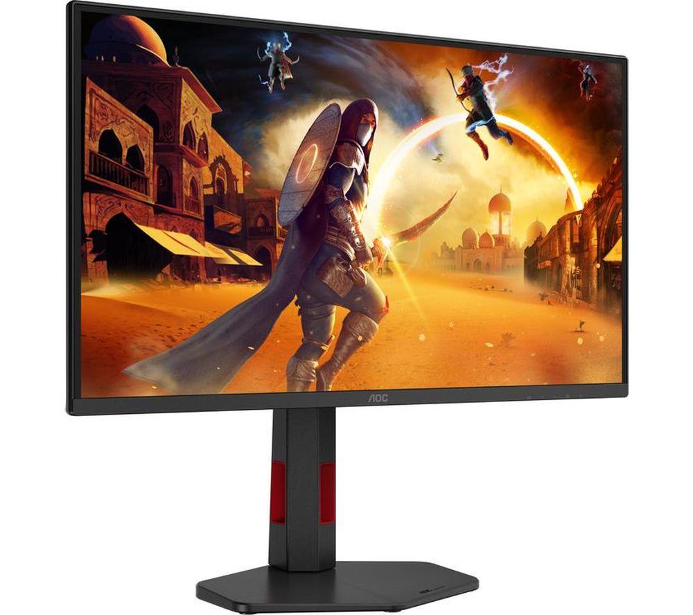 Monitor AOC Q25G4SR Quad HD LED Gaming de 25" - Rojo y Negro